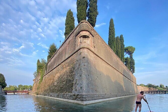 Sup experience with a ride to Peschiera del Garda Lake Garda - Learning the SUP Fast: Coaching From Alvin and Michael